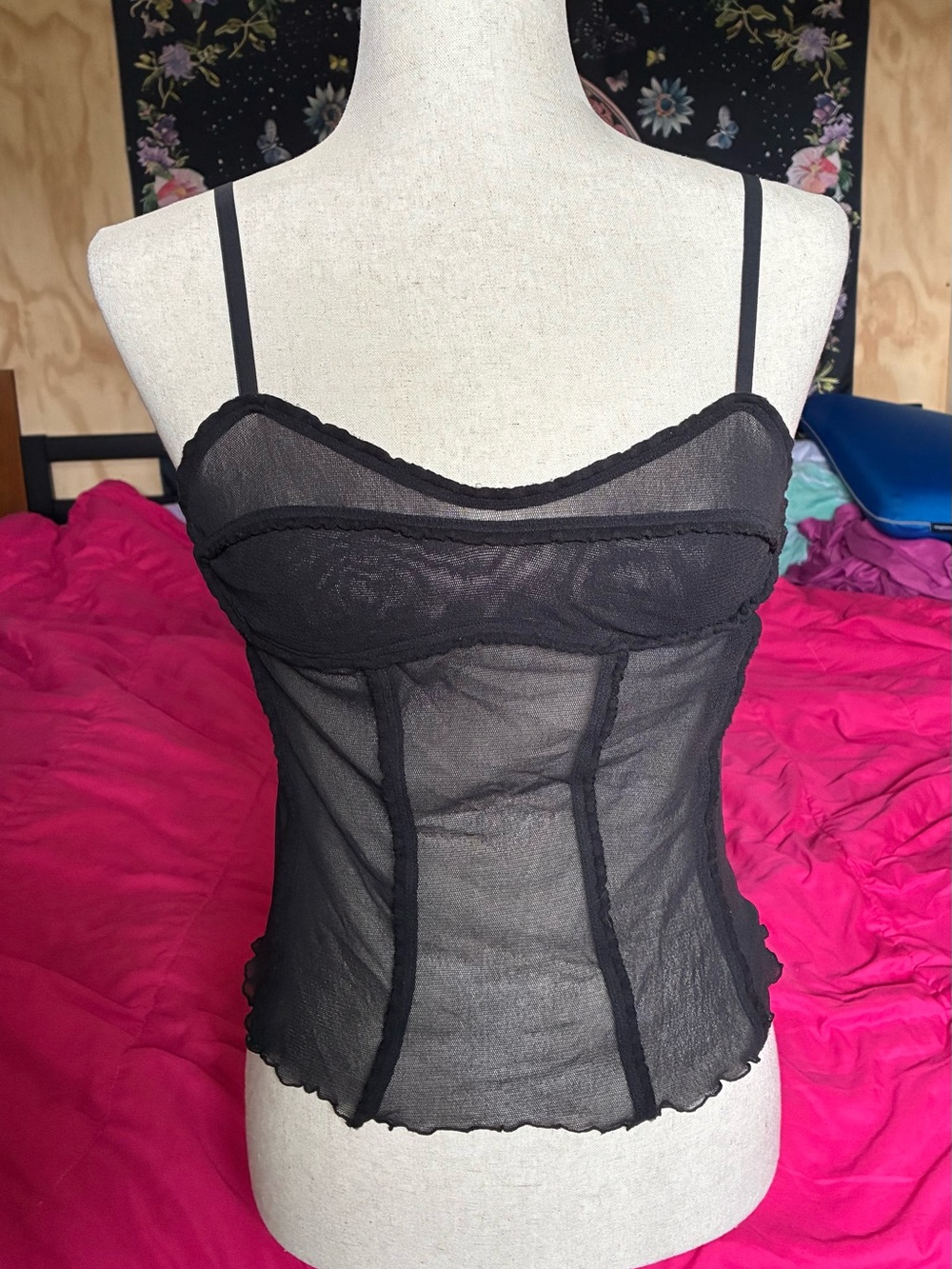 y2k grunge / goth victoria secret tank top